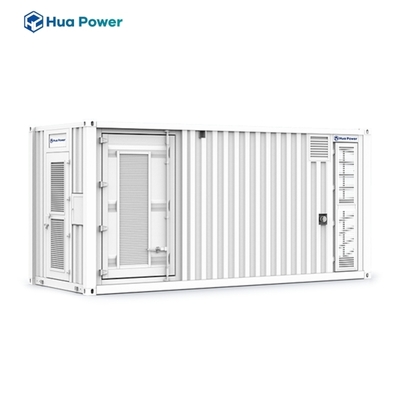 Conteneur de batterie BESS intégré ESS Solution de stockage d'énergie solaire Hua Power 1C 1MW 1,1 MWh avec refroidissement par air